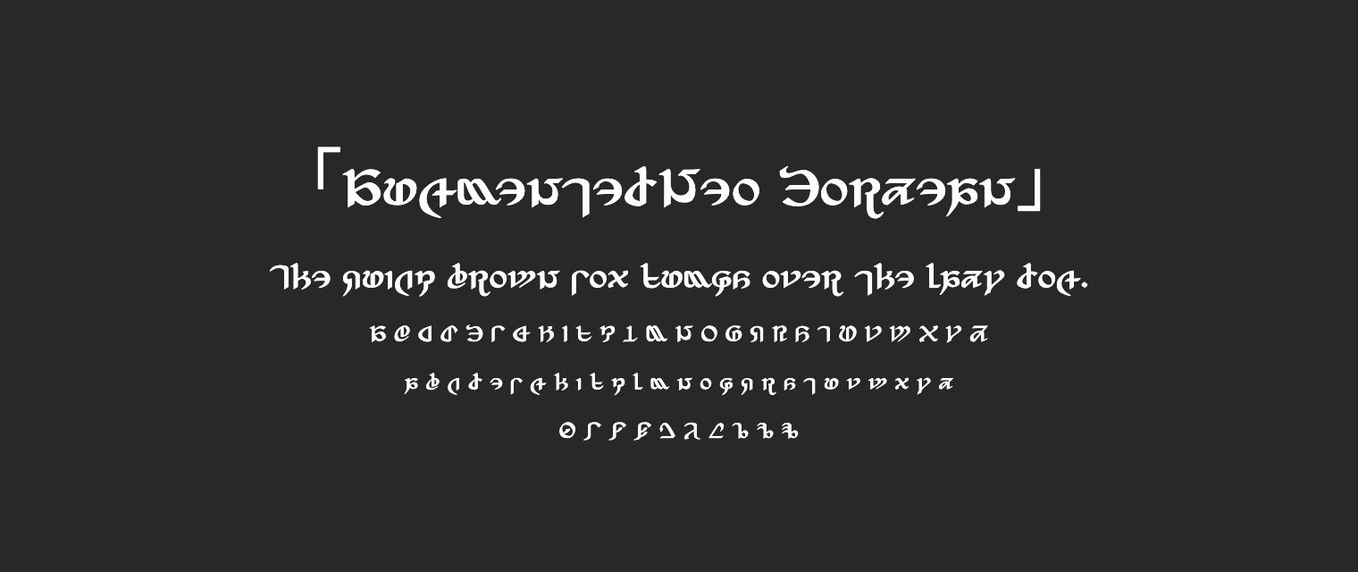 AugmentedNeo-Eorzean字体预览