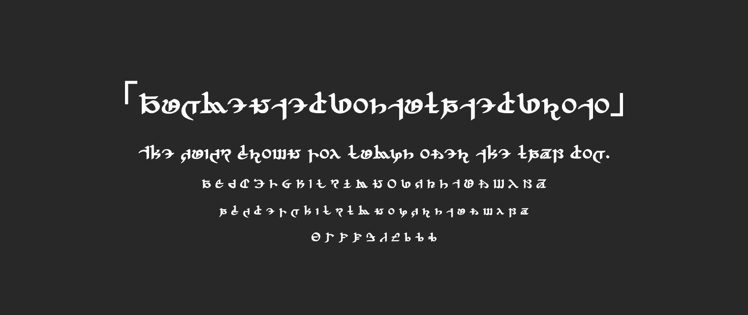 AugmentedPostulatedProto字体预览