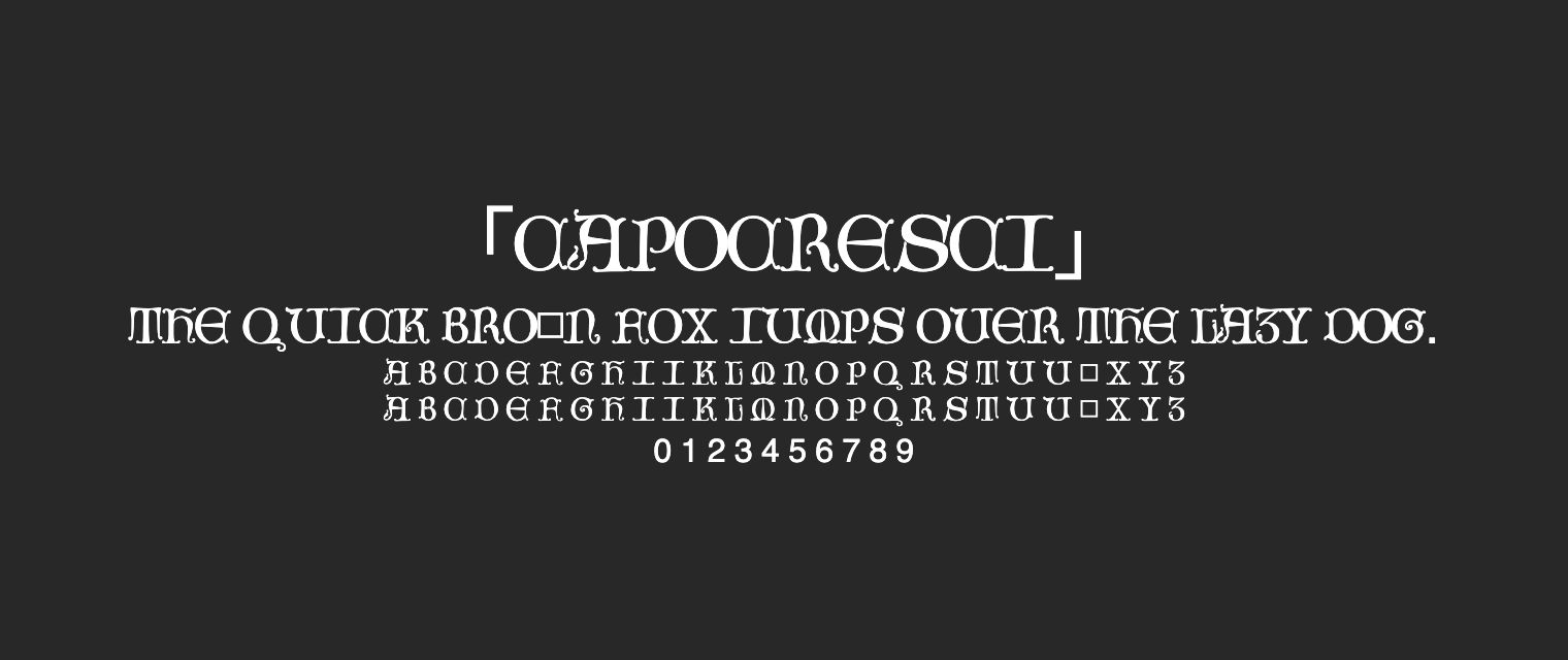 CapoCresci字体预览