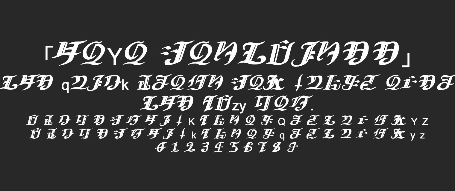 HoYo-FontAinee字体预览