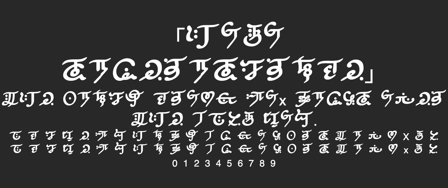 HoYo-SumeruScribe字体预览
