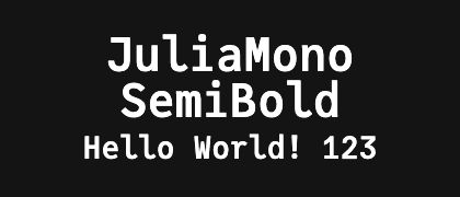 JuliaMono-SemiBold