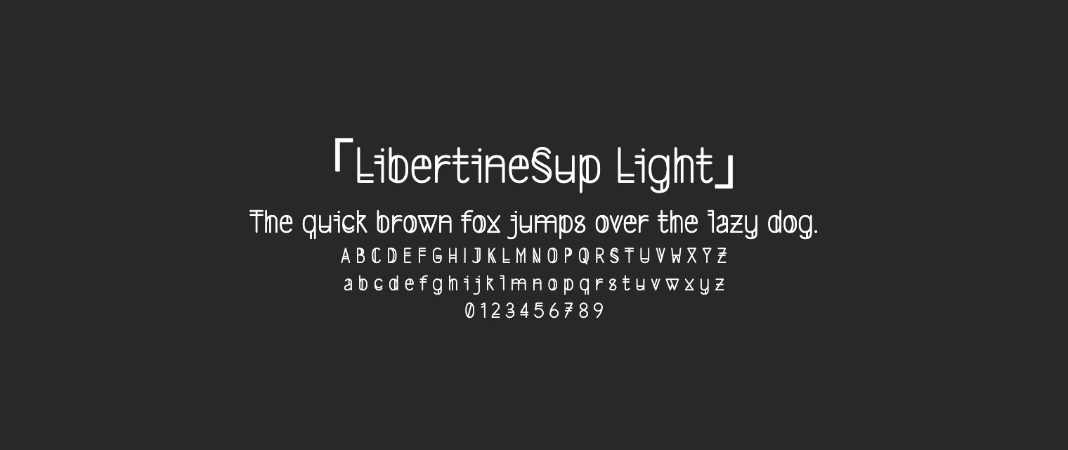 LibertineSup-Light字体预览