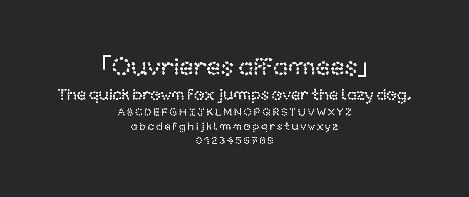 Ouvrieres-affamees字体预览