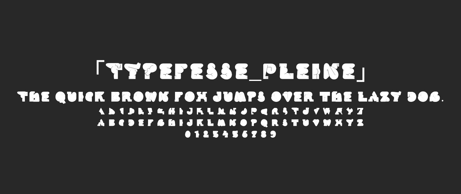 Typefesse_Pleine字体预览
