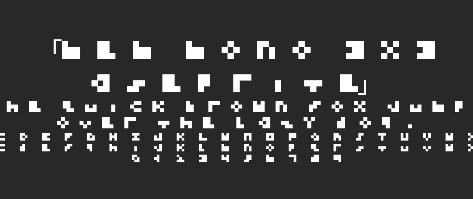mem-mono-3x3-aseprite字体预览