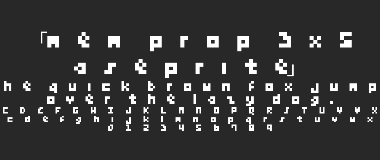 mem-prop-3x5-aseprite字体预览