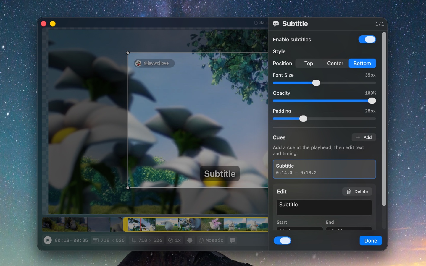 VidCrop screenshots